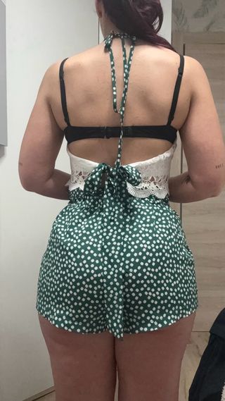 Conjunto Verano Verde y Blanco