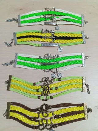 Lote 5 pulseras mujer sin estrenar