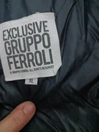 Piumino uomo XL piuma d'oca blu