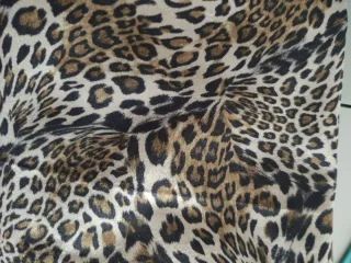 Retal de tela estampado leopardo