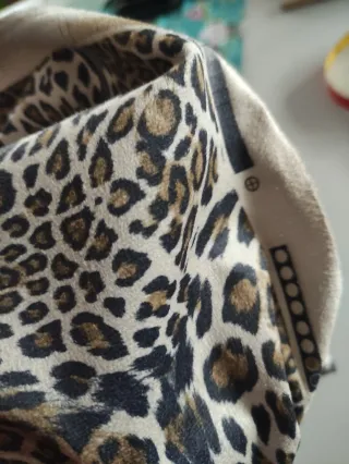 Retal de tela estampado leopardo