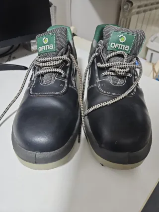 Zapatos de trabajo OFMA negros y verdes