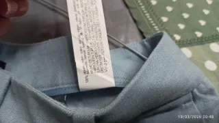Pantaloni Zara caviglia blu