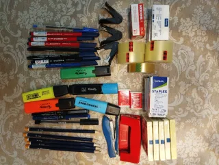 Lote material oficina y escolar
