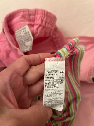 Lote Ropa Niña: 3 Pantalones y 2 Camisetas