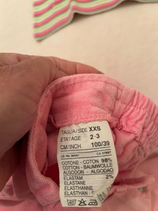 Lote Ropa Niña: 3 Pantalones y 2 Camisetas