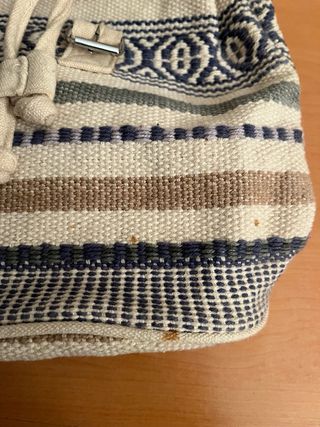 Mini mochila étnica boho geométrica