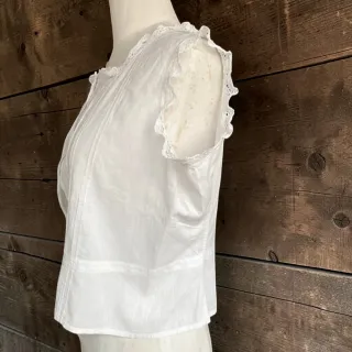 Funda de corse de algodón  eduardino antiguo