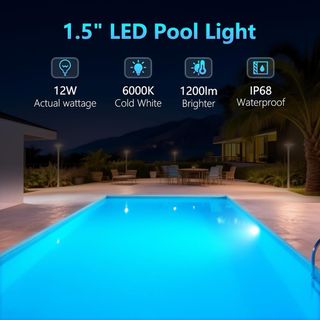 NUEVO! Foco LED Piscina Rosca 1,5 12W