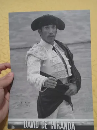 Lámina Torero David de Miranda