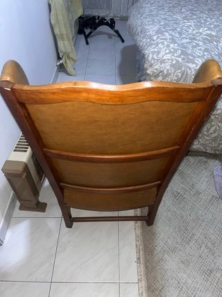 Butaca Vintage Cuero Marrón