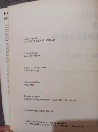 Hacia un mundo nuevo Robert kennedy