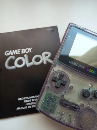 Game Boy Color Transparente con caja