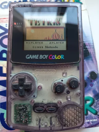 Game Boy Color Transparente con caja