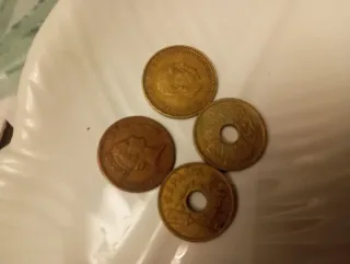 Colección de monedas antiguas