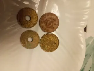 Colección de monedas antiguas