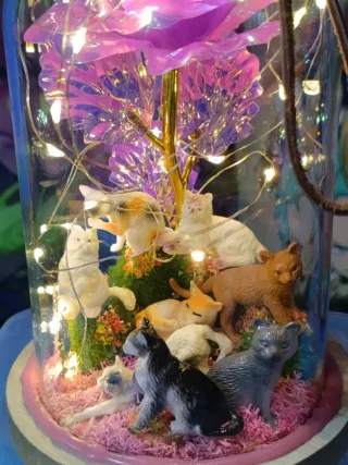 Lámpara Decorativa Gatitos