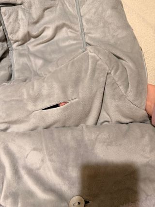 Saco para silla Bebé Gris Estrellas