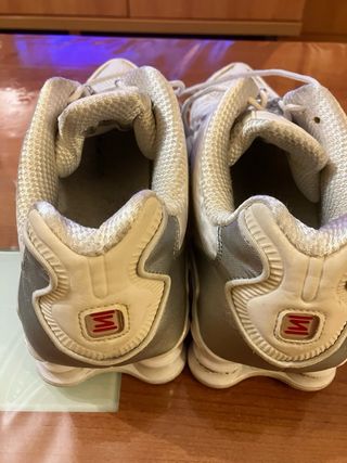 Nike Shox TL Plata y Blanco
