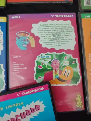 Lote 8 DVDs Muchachada Nui