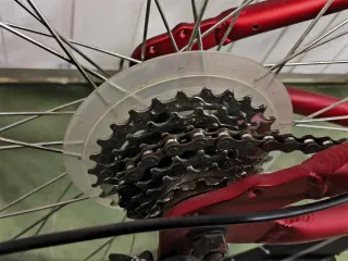 Bicicleta de Montaña Aluminio Roja
