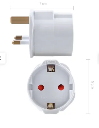 (166) Adaptador Enchufe Tipo G (Reino Unido)