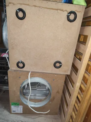 2 Caja extractora de aire