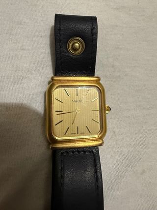 Reloj Vetta Dorado Correa Negra