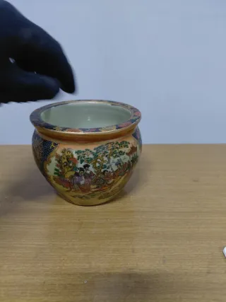 Ciotola in porcellana stile giapponese Satsuma vintage