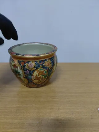 Ciotola in porcellana stile giapponese Satsuma vintage