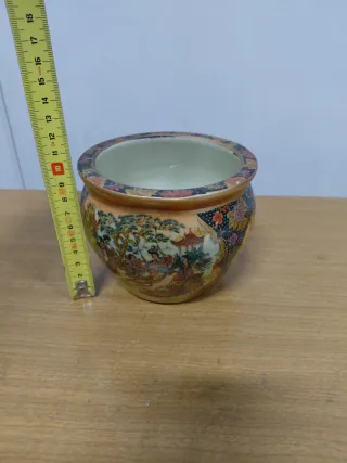 Ciotola in porcellana stile giapponese Satsuma vintage