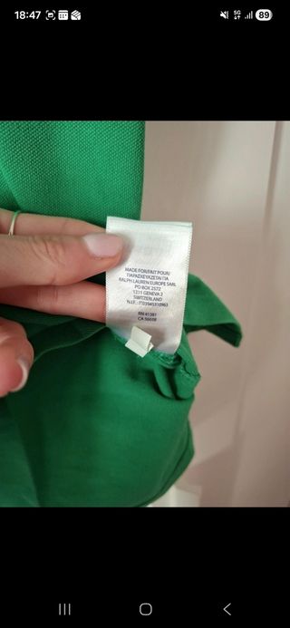 Polo Ralph Lauren verde taglia S