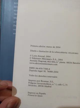 MÁSCARAS DE MATAR (PREMIO MINOTAURO 2004