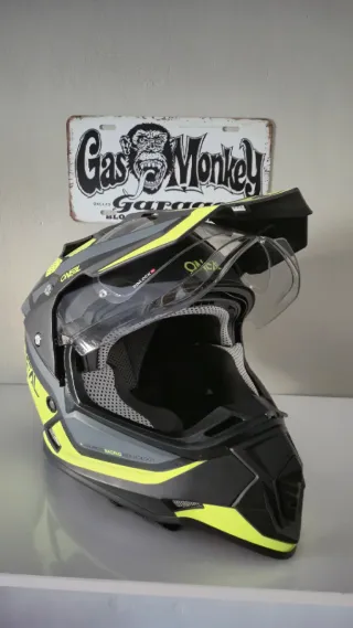 Casco O'Neal Negro y Amarillo