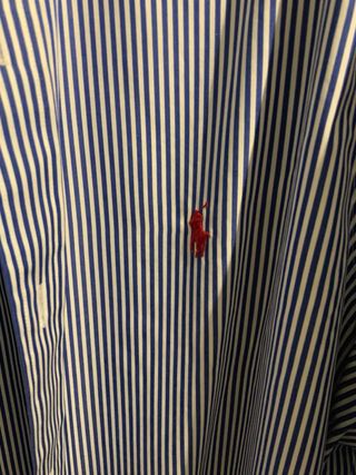 Camisa Polo Ralph Lauren Rayas Azul