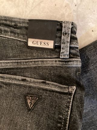 Pantalón Jeans Guess Original Talla 25 Gris