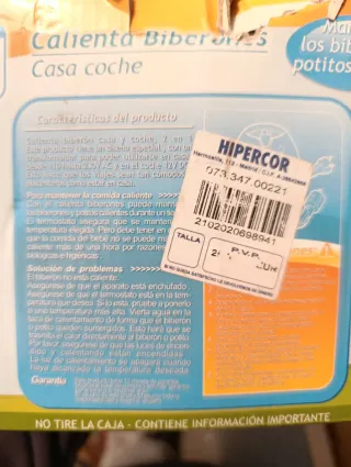 Calienta Biberones Casa Coche