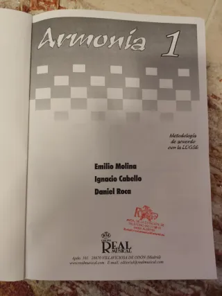 Armonía 1 - Metodología Musical
