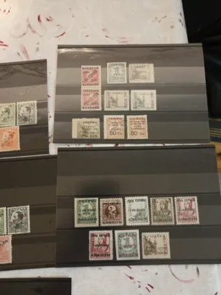 Lote Sellos Locales y Guerra civil