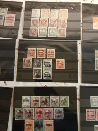 Lote Sellos Locales y Guerra civil