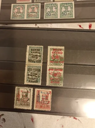 Lote Sellos Locales y Guerra civil