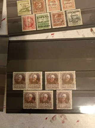 Lote Sellos Locales y Guerra civil