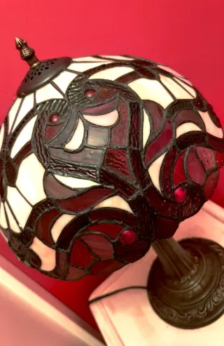 Lámpara Tiffany Cristal Estilo Vintage