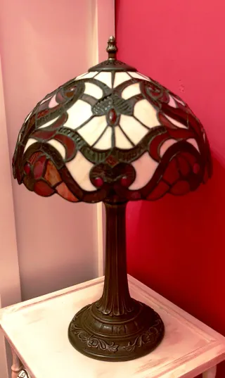 Lámpara Tiffany Cristal Estilo Vintage