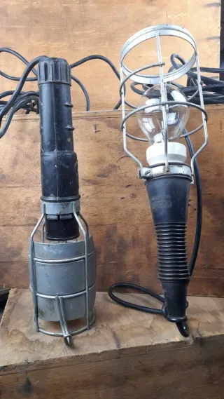 Lampade da officina vintage