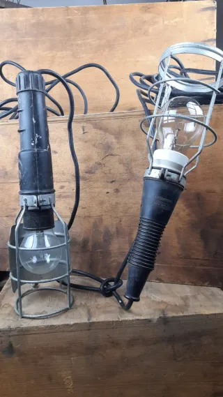 Lampade da officina vintage