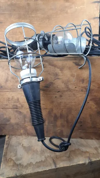 Lampade da officina vintage