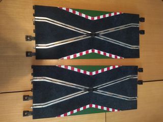 Scalextric  rectas en cruce LEER