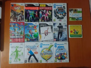 Lote Juegos Wii: Mario, Just Dance, Call of Duty