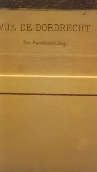 Acquaforte incorniciata con scena marina